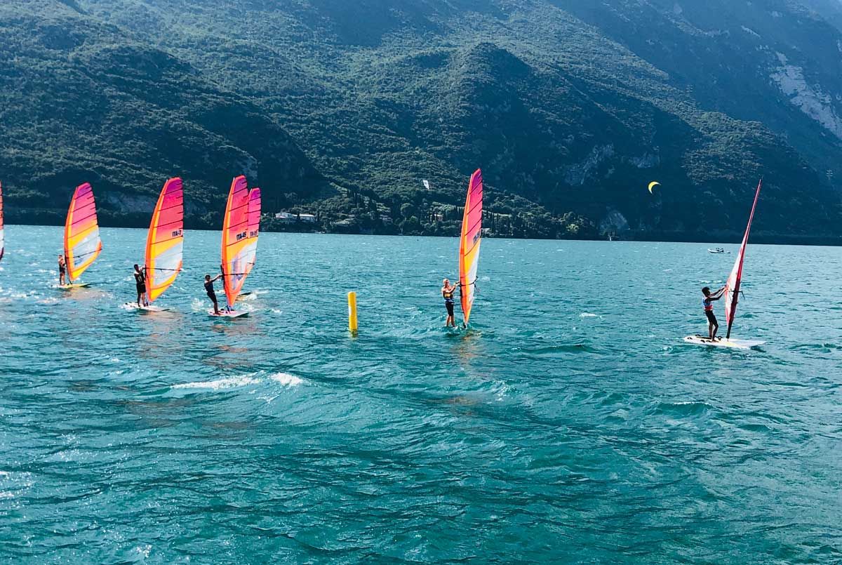 Segeln und Surfen am Gardasee